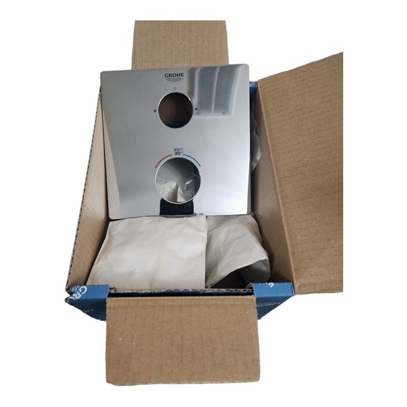 COPY - Grohe Grohtherm Chrome Volume Control Trim 14434000 - Picture 3 of 5